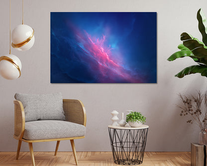 Hot Pocket Canvas Wall Art Galaxy Poster Print Deep Space Nebula Decor