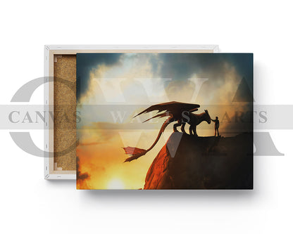 How To Train Your Dragon Canvas Wall Art