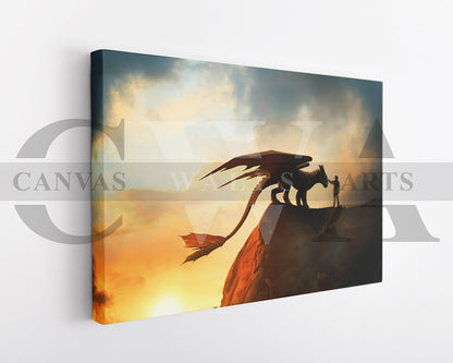 How To Train Your Dragon Canvas Wall Art
