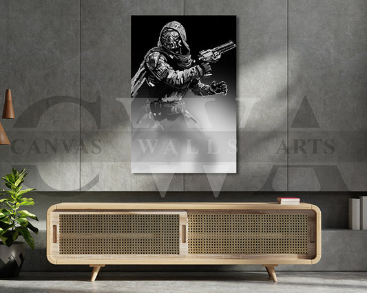 Hunter Canvas Wall Art Abstract Movie Poster