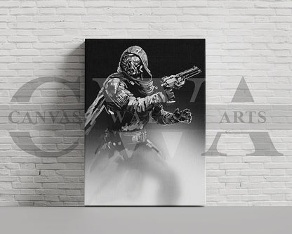 Hunter Canvas Wall Art Abstract Movie Poster
