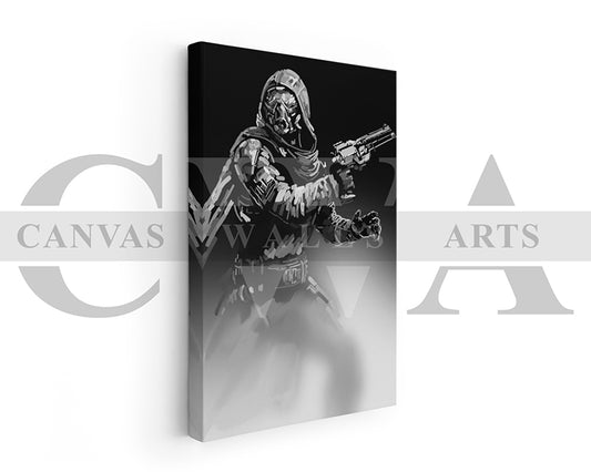 Hunter Canvas Wall Art Abstract Movie Poster