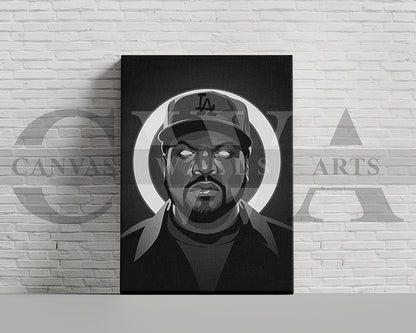 Ice Cube American Rapper Canvas Wall Art