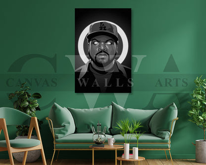 Ice Cube American Rapper Canvas Wall Art