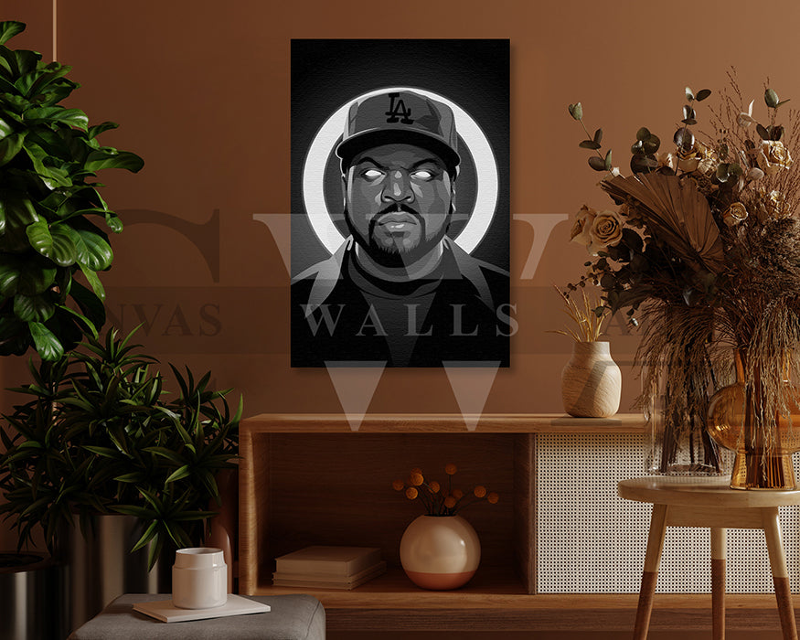 Ice Cube American Rapper Canvas Wall Art