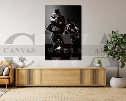 Indiana Jones Canvas Wall Art Abstract Movie Poster