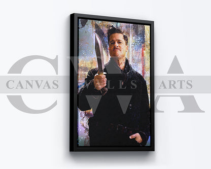 Inglourious Basterds Canvas Wall Art Abstract Movie Poster Print