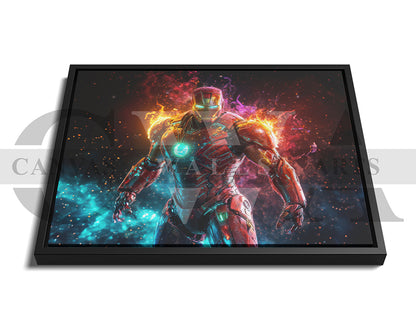 Iron Man Divine Vengeance Canvas Wall Art