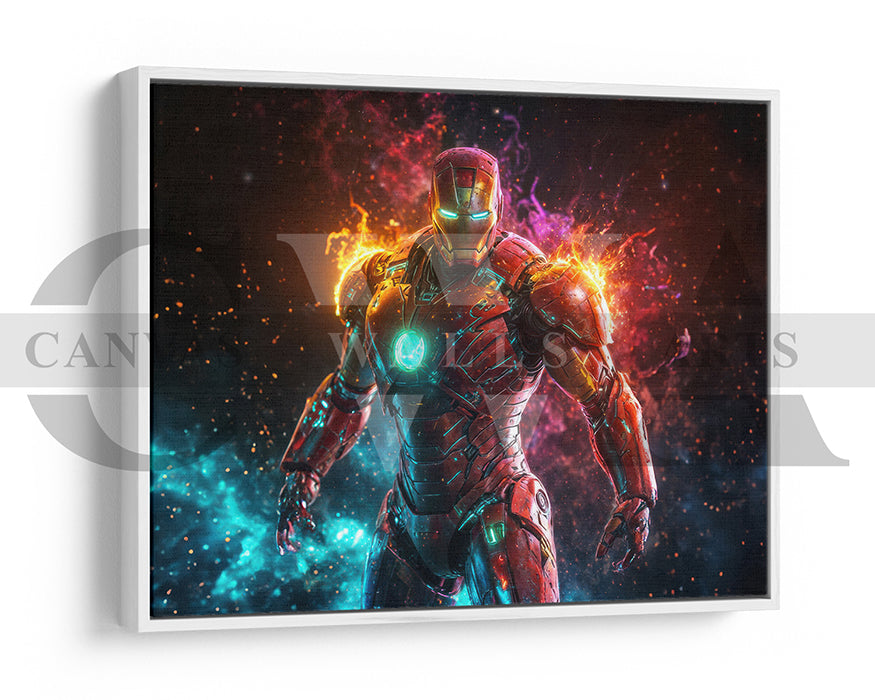 Iron Man Divine Vengeance Canvas Wall Art