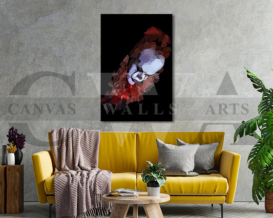 It Canvas Wall Art Abstract Movie Poster