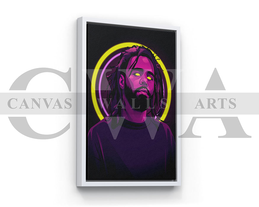 J Cole Canvas Wall Art