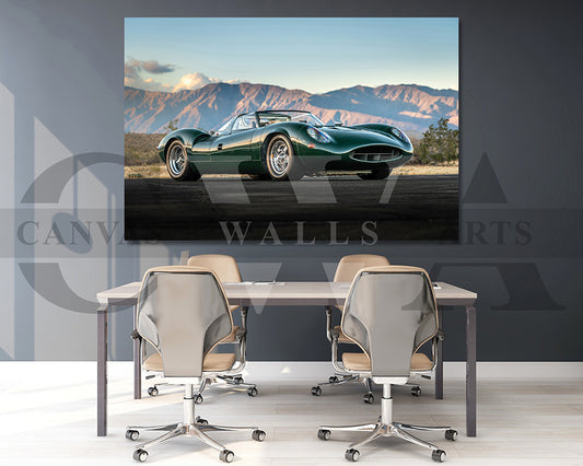 Jaguar XJ13 Canvas Wall Art Car Poster Print