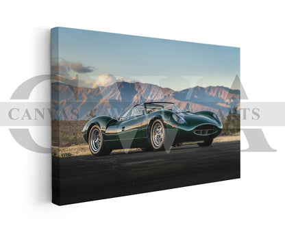 Jaguar XJ13 Canvas Wall Art Car Poster Print