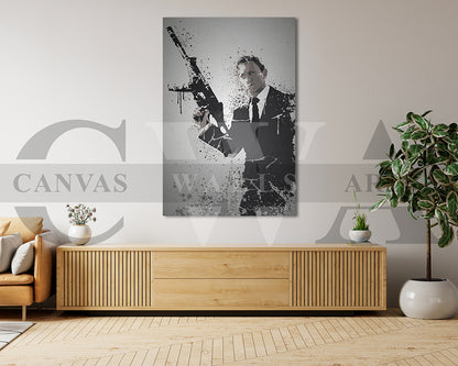 James Bond Canvas Wall Art