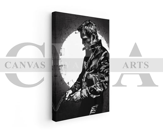 James Bond Canvas Wall Art Abstract Movie Poster
