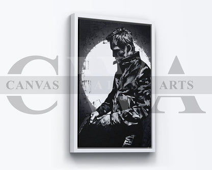 James Bond Canvas Wall Art Abstract Movie Poster