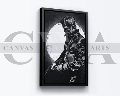James Bond Canvas Wall Art Abstract Movie Poster