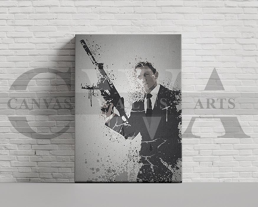 James Bond Canvas Wall Art