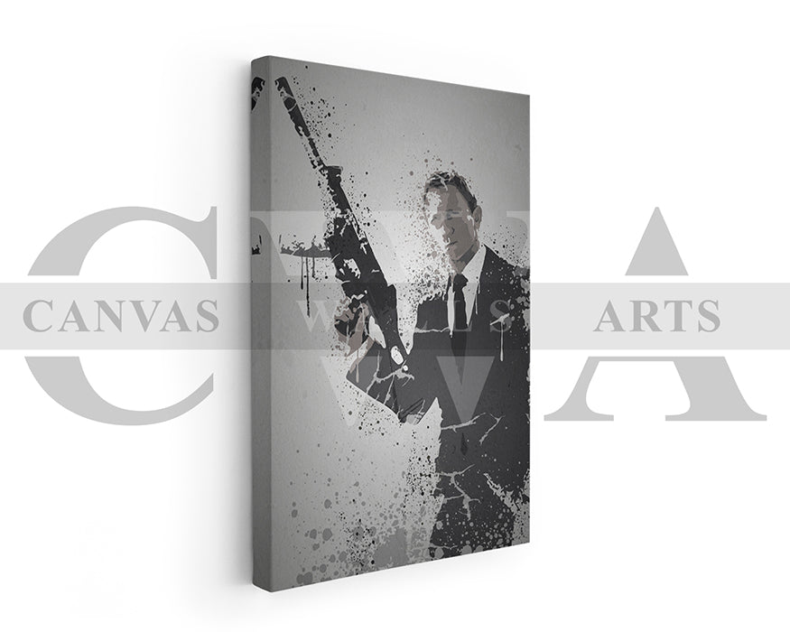 James Bond Canvas Wall Art