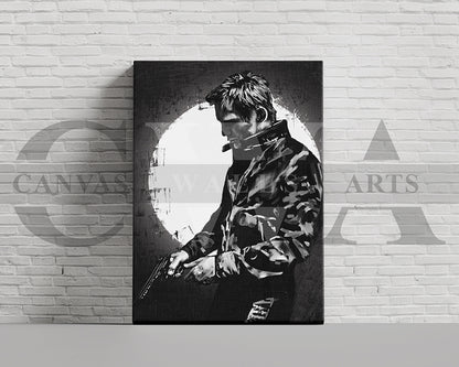 James Bond Canvas Wall Art Abstract Movie Poster