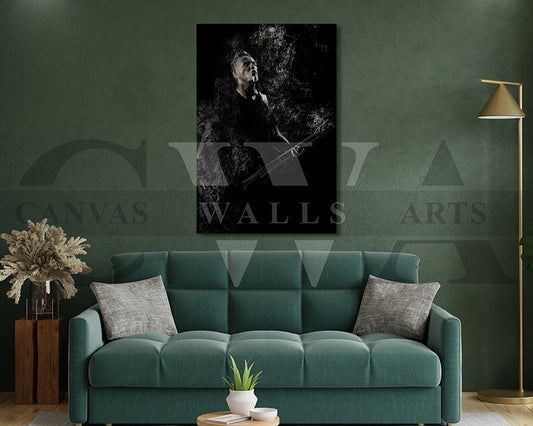 James Hetfield Canvas Wall Art Abstract Music Poster