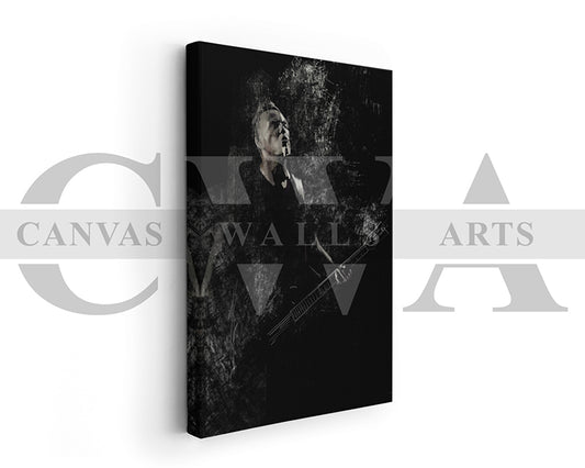 James Hetfield Canvas Wall Art Abstract Music Poster