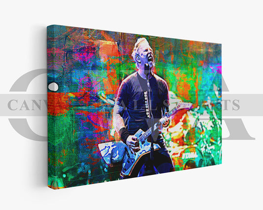 James Hetfield Canvas Wall Art