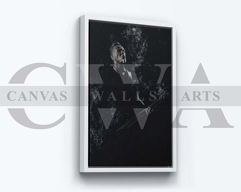 James Hetfield Canvas Wall Art Abstract Music Poster