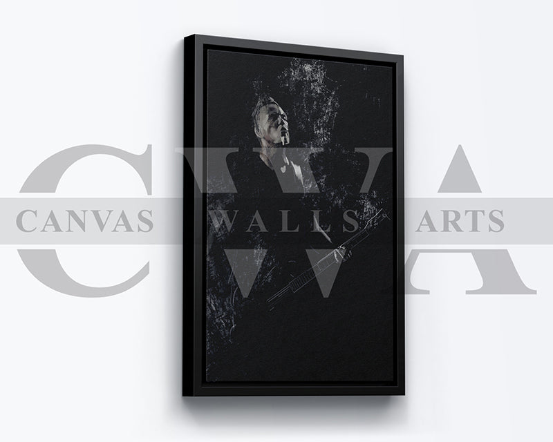 James Hetfield Canvas Wall Art Abstract Music Poster