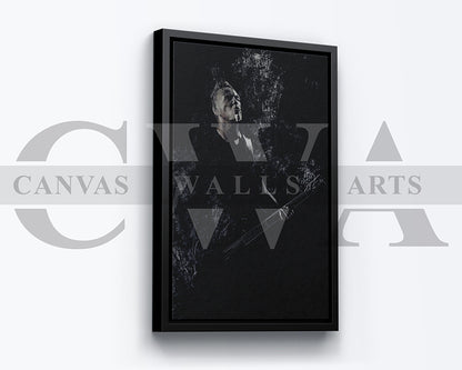 James Hetfield Canvas Wall Art Abstract Music Poster