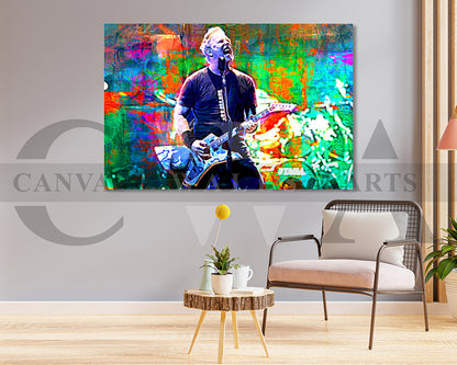 James Hetfield Canvas Wall Art