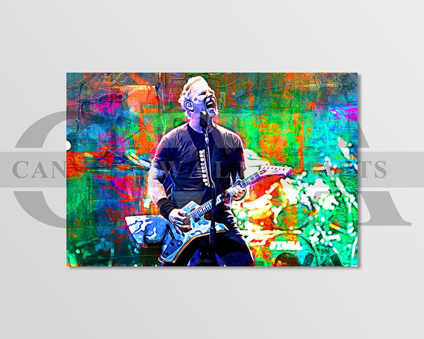 James Hetfield Canvas Wall Art