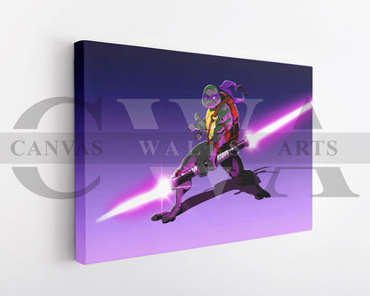 Jedi Donatello Canvas Wall Art