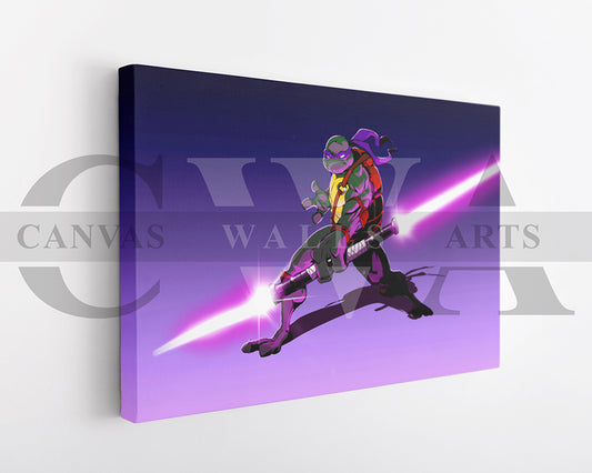 Jedi Donatello Canvas Wall Art