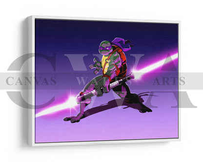 Jedi Donatello Canvas Wall Art
