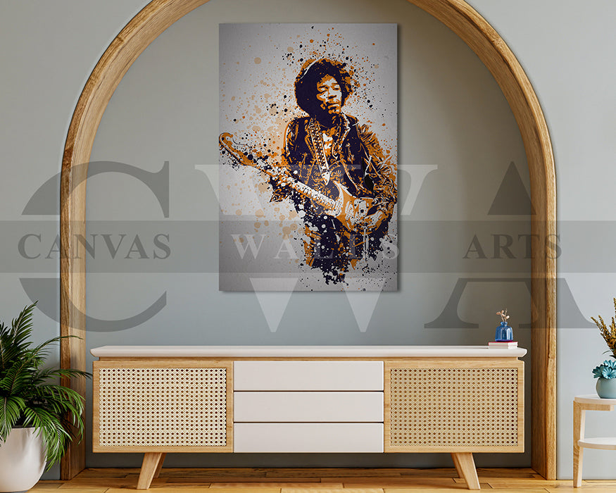 Jimi Hendrix Canvas Wall Art