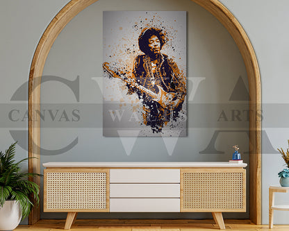 Jimi Hendrix Canvas Wall Art