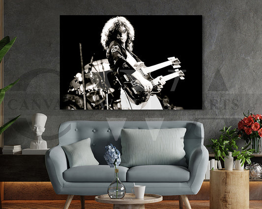 Jimmy Page Canvas Wall Art