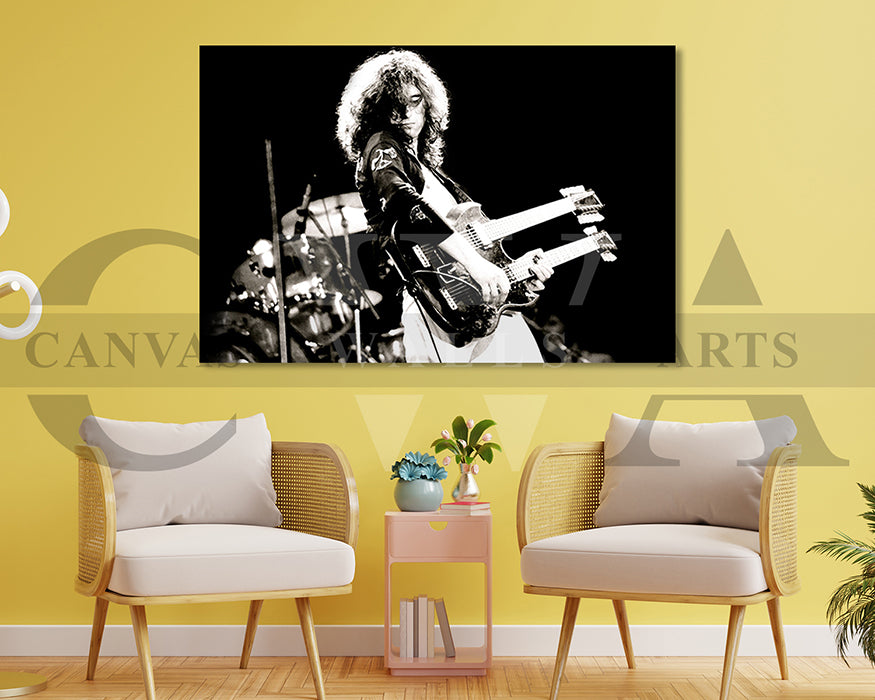 Jimmy Page Canvas Wall Art