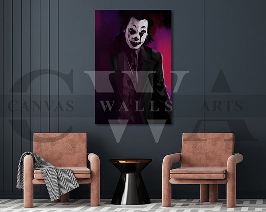 Joker Canvas Wall Art Movie Poster