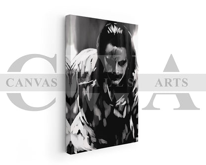 The Jocker Canvas Wall Art Abstract Movie Poster