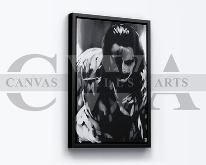 The Jocker Canvas Wall Art Abstract Movie Poster