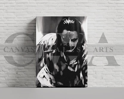 The Jocker Canvas Wall Art Abstract Movie Poster