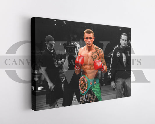Joe Smith Black & White Canvas Art MMA Canvas Wall Art