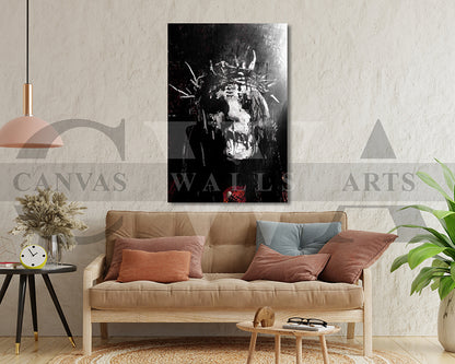 Joey Jordison Canvas Wall Art Abstract Music Poster