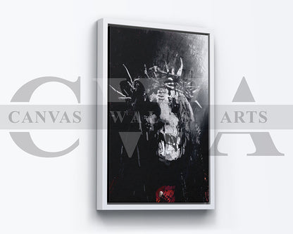 Joey Jordison Canvas Wall Art Abstract Music Poster