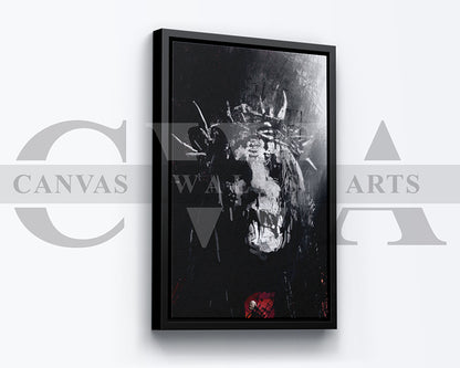 Joey Jordison Canvas Wall Art Abstract Music Poster