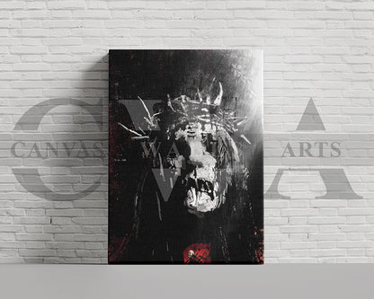 Joey Jordison Canvas Wall Art Abstract Music Poster