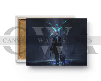 John Wick Canvas Wall Art Movie Poster Print
