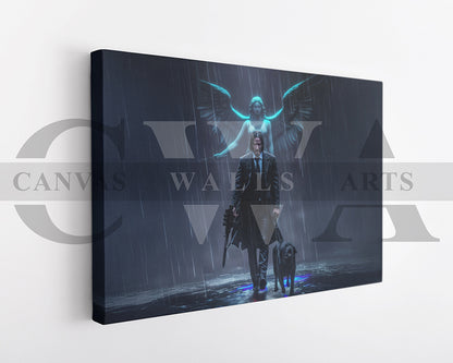 John Wick Canvas Wall Art Movie Poster Print